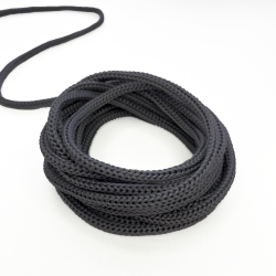 Шнур для одежды d-4.5мм, цвет Серый (на отрез)  в Пензе
