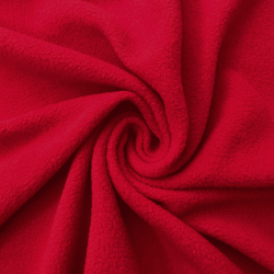 Флис Односторонний 130 гр/м2, цвет Красный (на отрез)  в Пензе