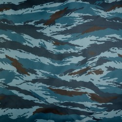 Ткань Oxford 210D PU (Ширина 1,48м), камуфляж &quot;Камыш Синий&quot; (на отрез) в Пензе