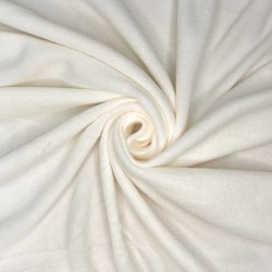 Ткань Флис Односторонний 130 гр/м2 (Ширина 150см), цвет Кремовый (на отрез) в Пензе