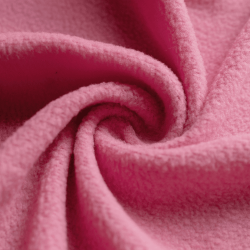 Флис Односторонний 130 гр/м2, цвет Розовый (на отрез)  в Пензе