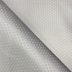 Ткань Oxford 300D PU Рип-Стоп СОТЫ, цвет Светло-Серый (на отрез) в Пензе
