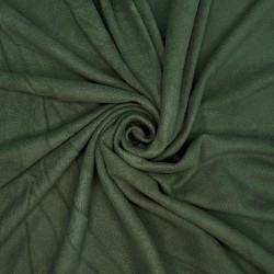 Ткань Флис Односторонний 130 гр/м2 (Ширина 150см), цвет Темный хаки (на отрез) в Пензе