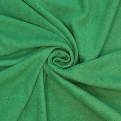 Ткань Флис Односторонний 130 гр/м2 (Ширина 150см), цвет Зелёный (на отрез) в Пензе