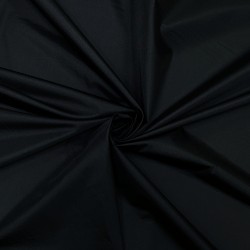 Ткань Дюспо 240Т  WR PU Milky (Ширина 150см), цвет Черный (на отрез) в Пензе