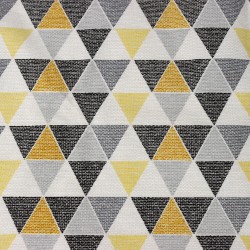 Интерьерная ткань Дак (DUCK) (ширина 1,8м), принт &quot;Малые Треугольники&quot; (на отрез) в Пензе