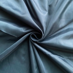 Ткань подкладочная Таффета 190Т (Ширина 150см), цвет Темно-серый (на отрез) в Пензе