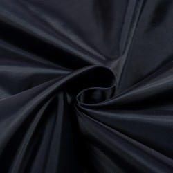 Ткань подкладочная Таффета 190Т (Ширина 150см), цвет Темно-Синий (на отрез) в Пензе