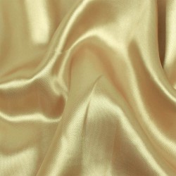 Ткань Атлас-сатин ЛЮКС (Ширина 150см), цвет Золотой (на отрез) в Пензе