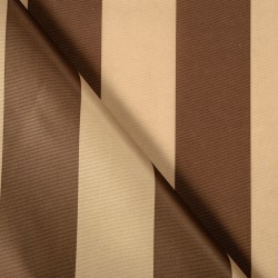 Ткань Oxford 300D PU (Ширина 1,48м), Бежево-Коричневая полоса (на отрез) в Пензе