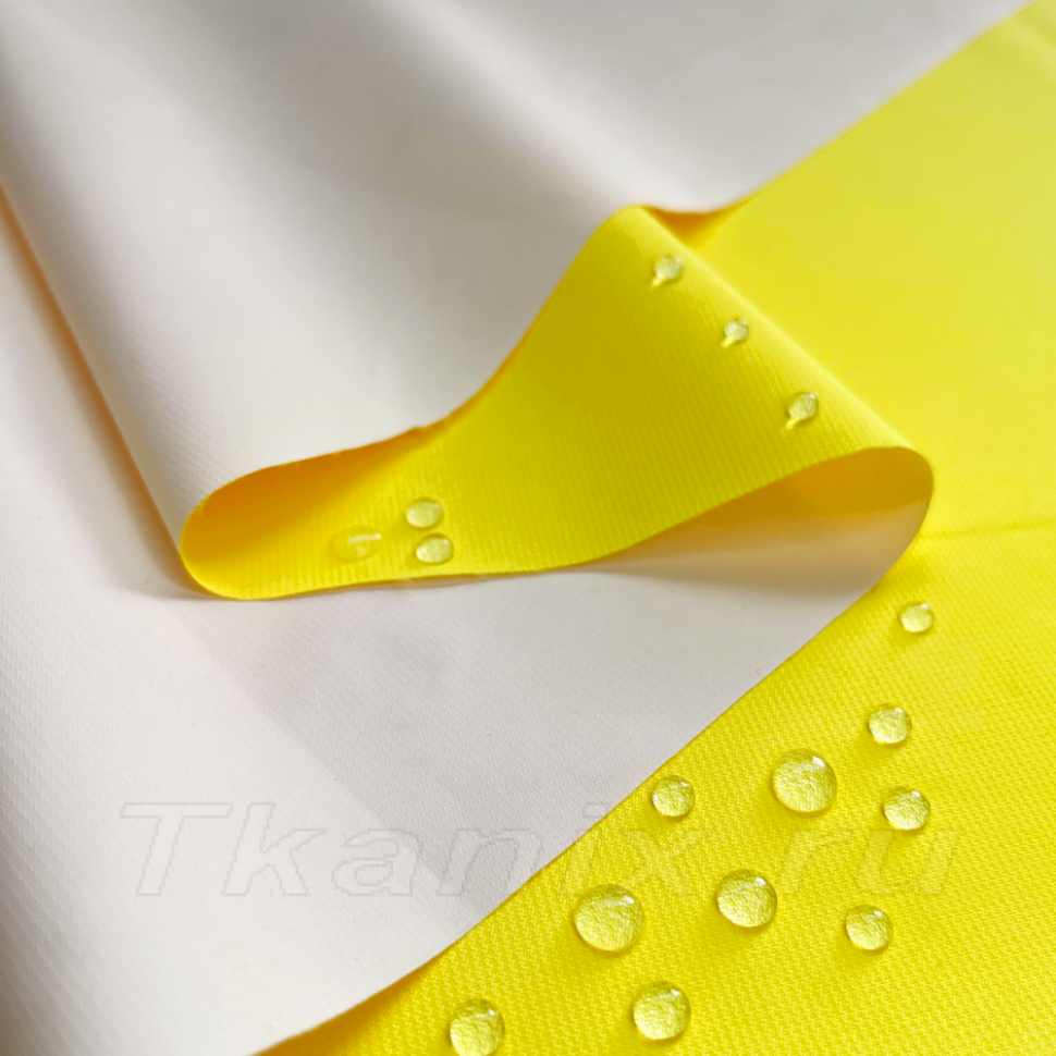 Ткань Мембранная PREMIER BREATHABLE MILKY WR 10К/10К (Ширина 1,5 м), цвет Жёлтый (на отрез)