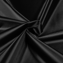 *Ткань Оксфорд 210D PU, цвет Черный (на отрез)  в Пензе