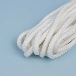 Шнур с сердечником, цвет Белый (плетено-вязанный, плотный) в Пензе