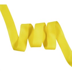 Окантовочная лента-бейка, цвет Жёлтый 22мм (на отрез) в Пензе